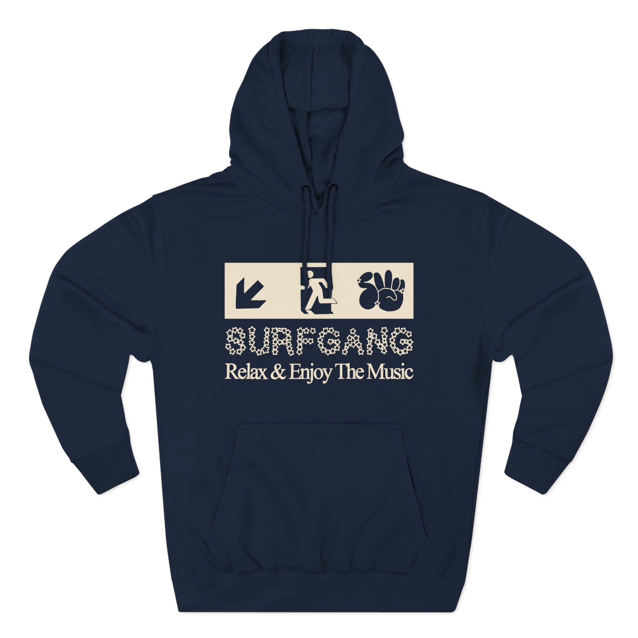Surf Gang Three-Panel Fleece Hoodie