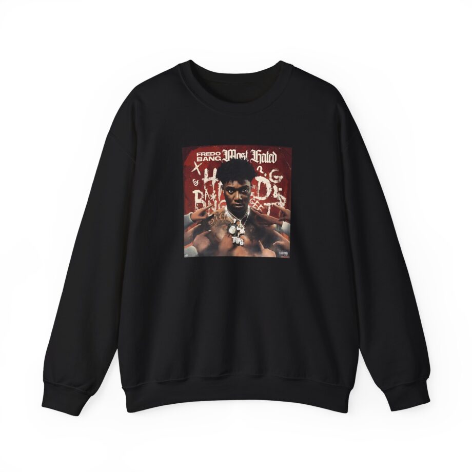 Fredo Bang Most Hated Unisex Heavy Blend™ Crewneck Sweatshirt