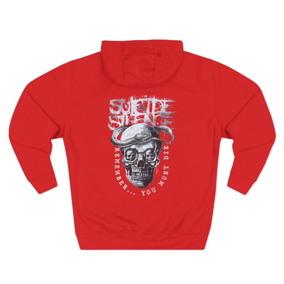 Suicide Silence Rymd Snake Skull Three-Panel Fleece Hoodie