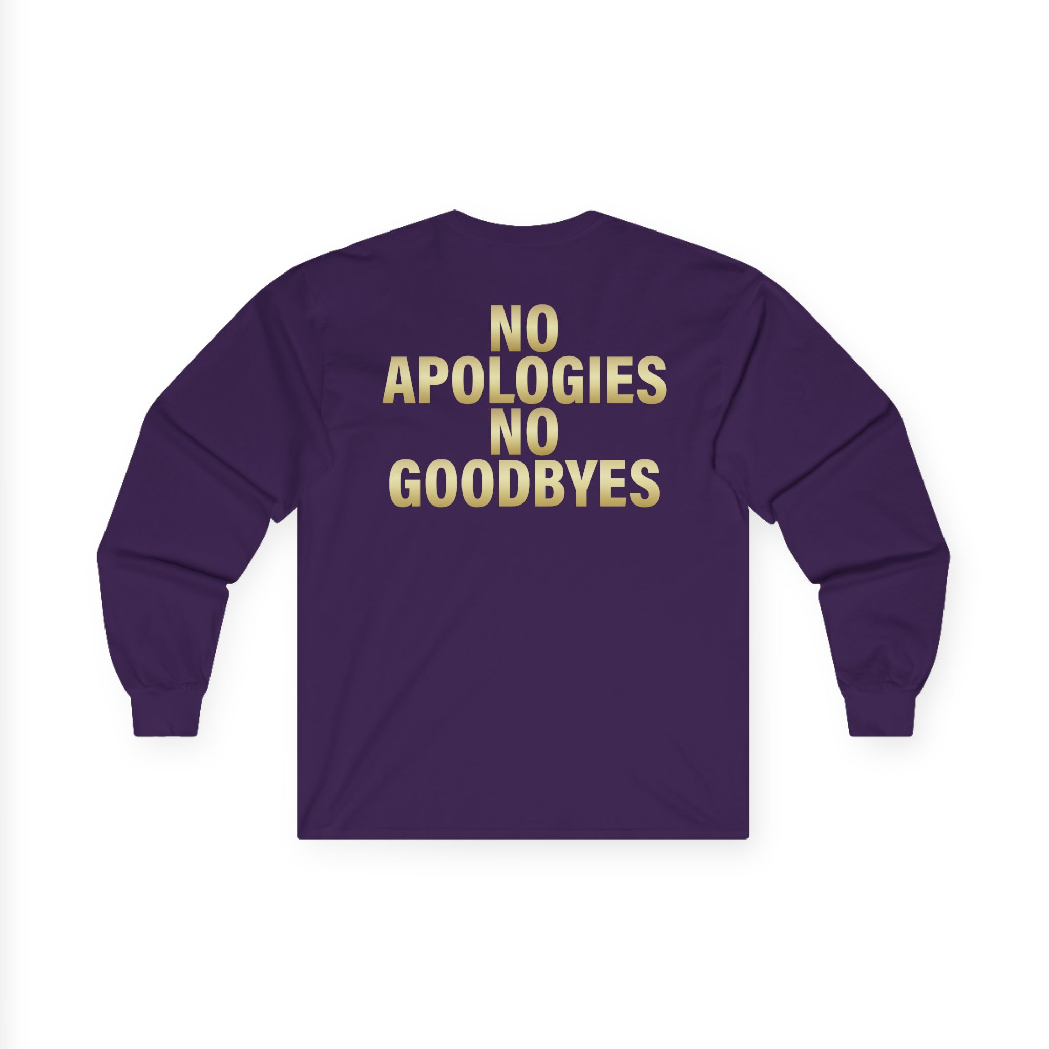 Spite No Apologies Foil Unisex Ultra Cotton Long Sleeve Tee