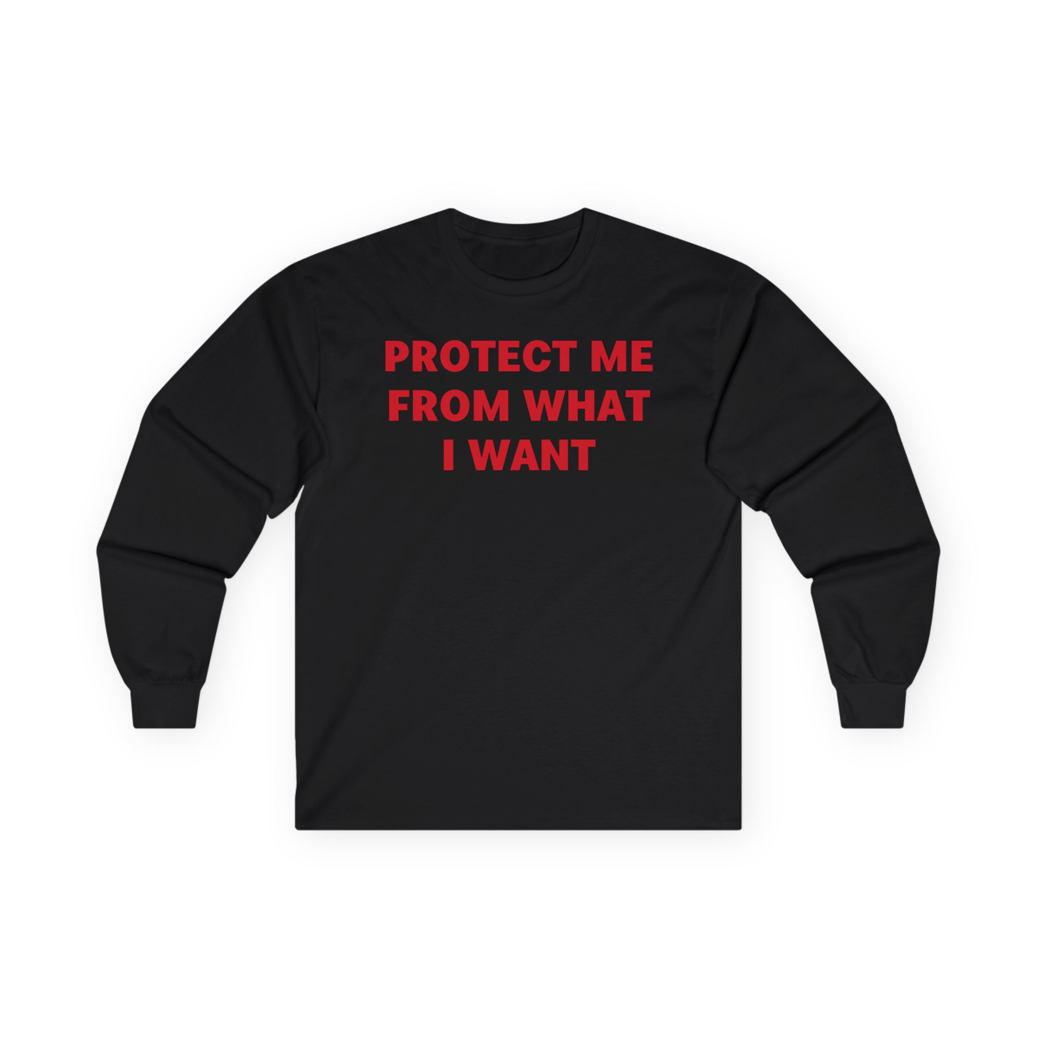 Jenny Holzer Protect Me From What I Want Unisex Ultra Cotton Long Sleeve Tee