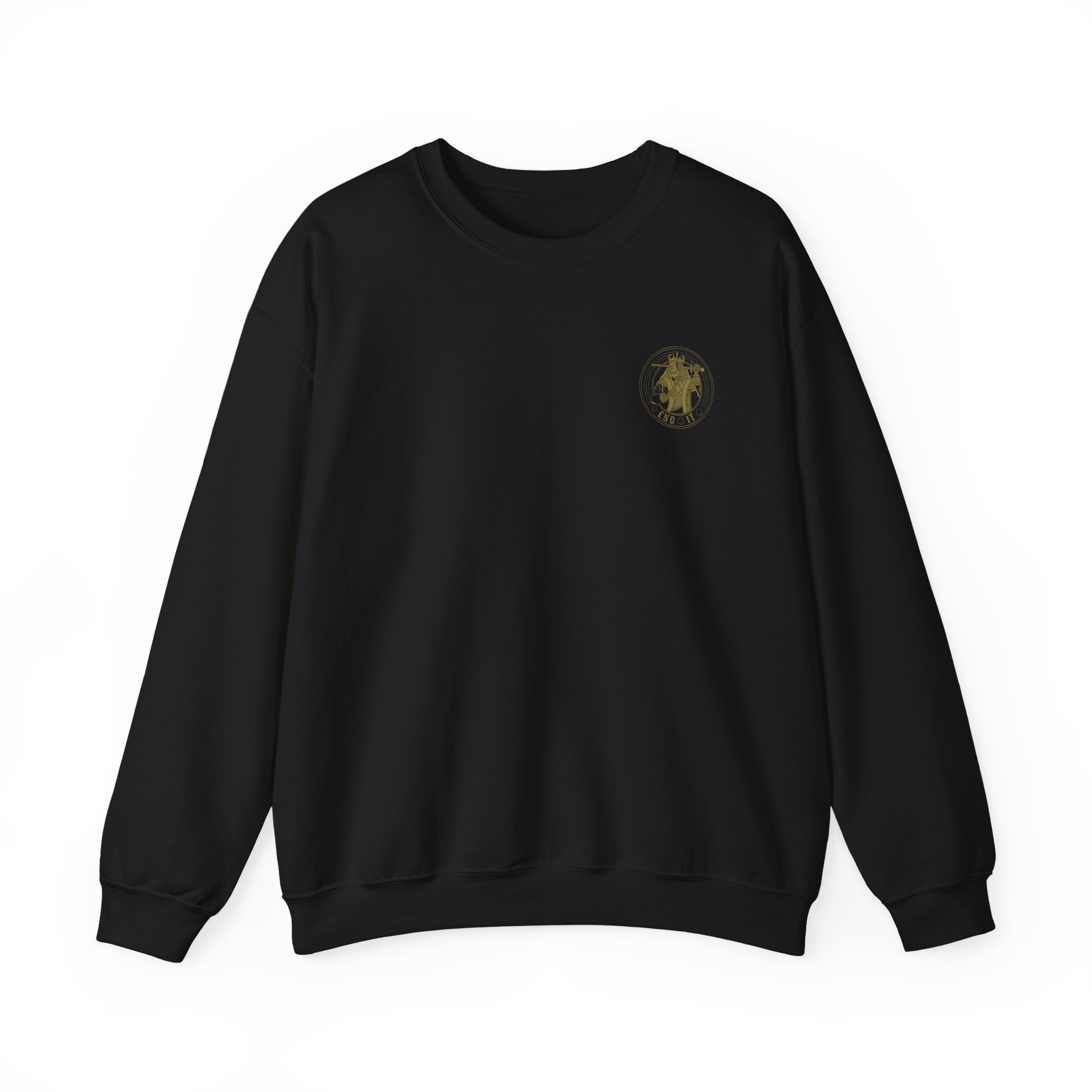 End It King Circle Unisex Heavy Blendâ„¢ Crewneck Sweatshirt