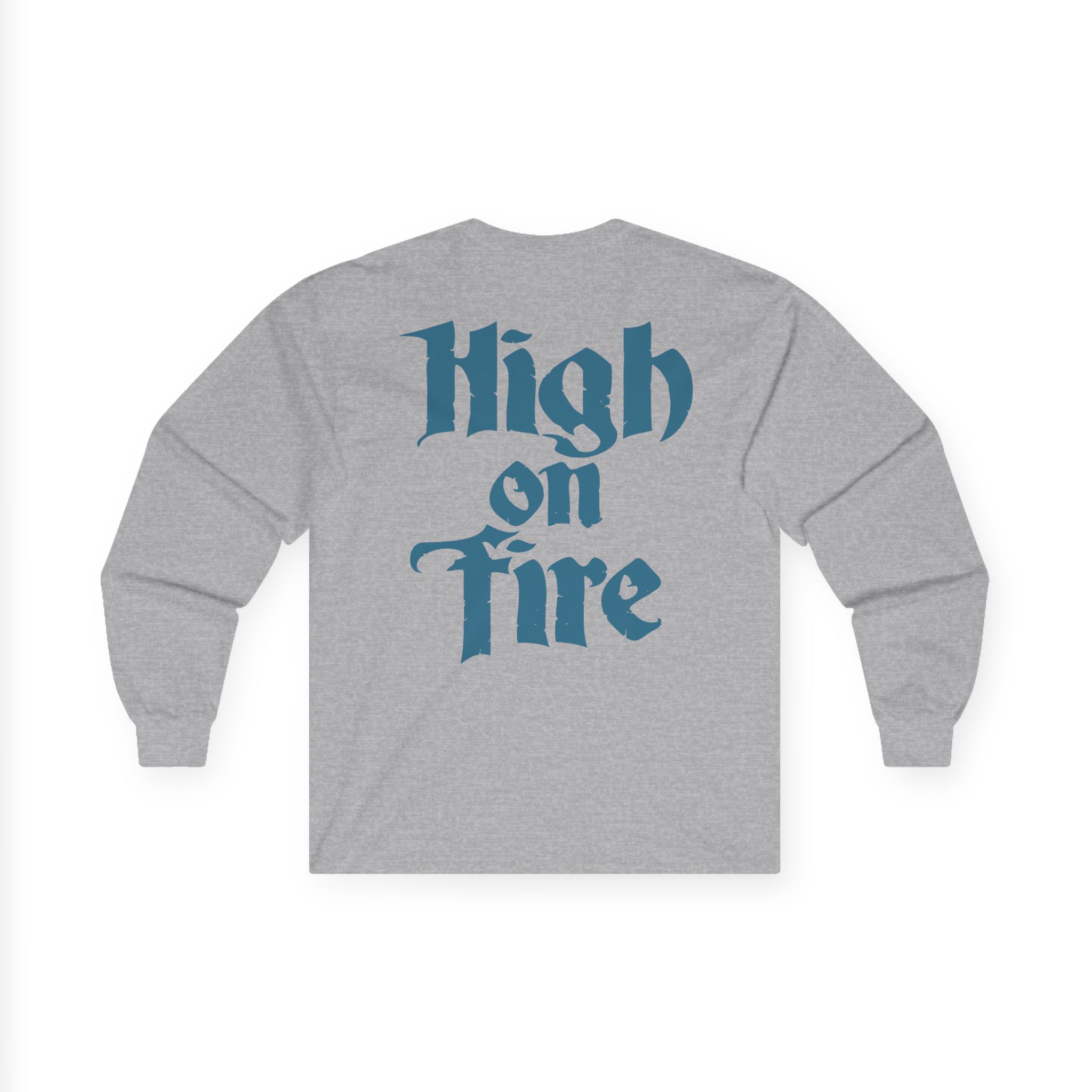 High on Fire Skull Knife Unisex Ultra Cotton Long Sleeve Tee