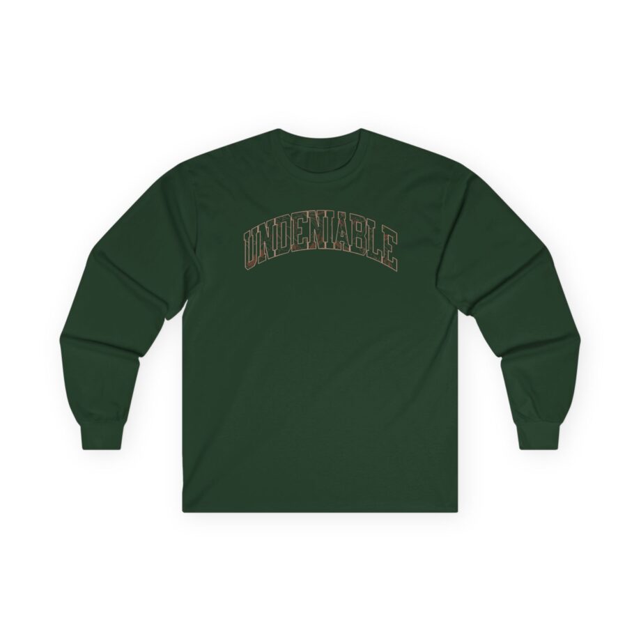 Max Holloway Undeniable Burgundy Unisex Ultra Cotton Long Sleeve Tee