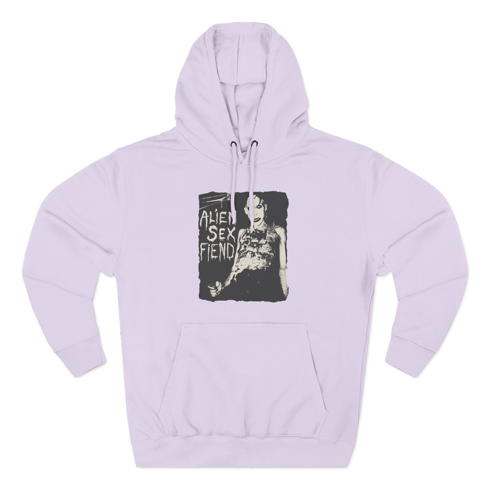 Alien Sex Fiend Nik Fiend Three-Panel Fleece Hoodie