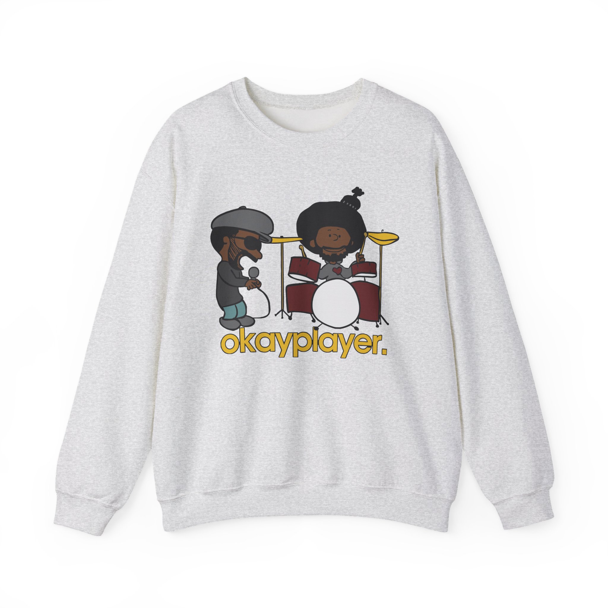 The Roots Black Thought & Questlove Okayplayer Unisex Heavy Blendâ„¢ Crewneck Sweatshirt