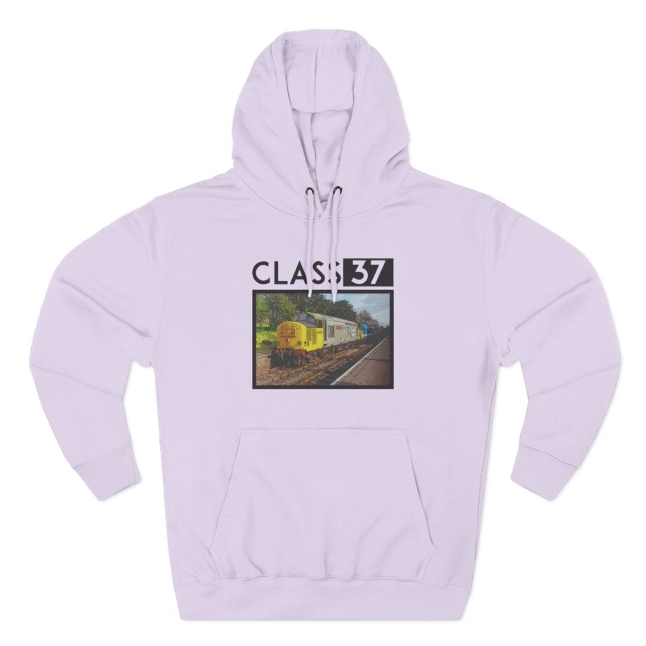 Ryan Windridge Class 37 Train Three-Panel Fleece Hoodie