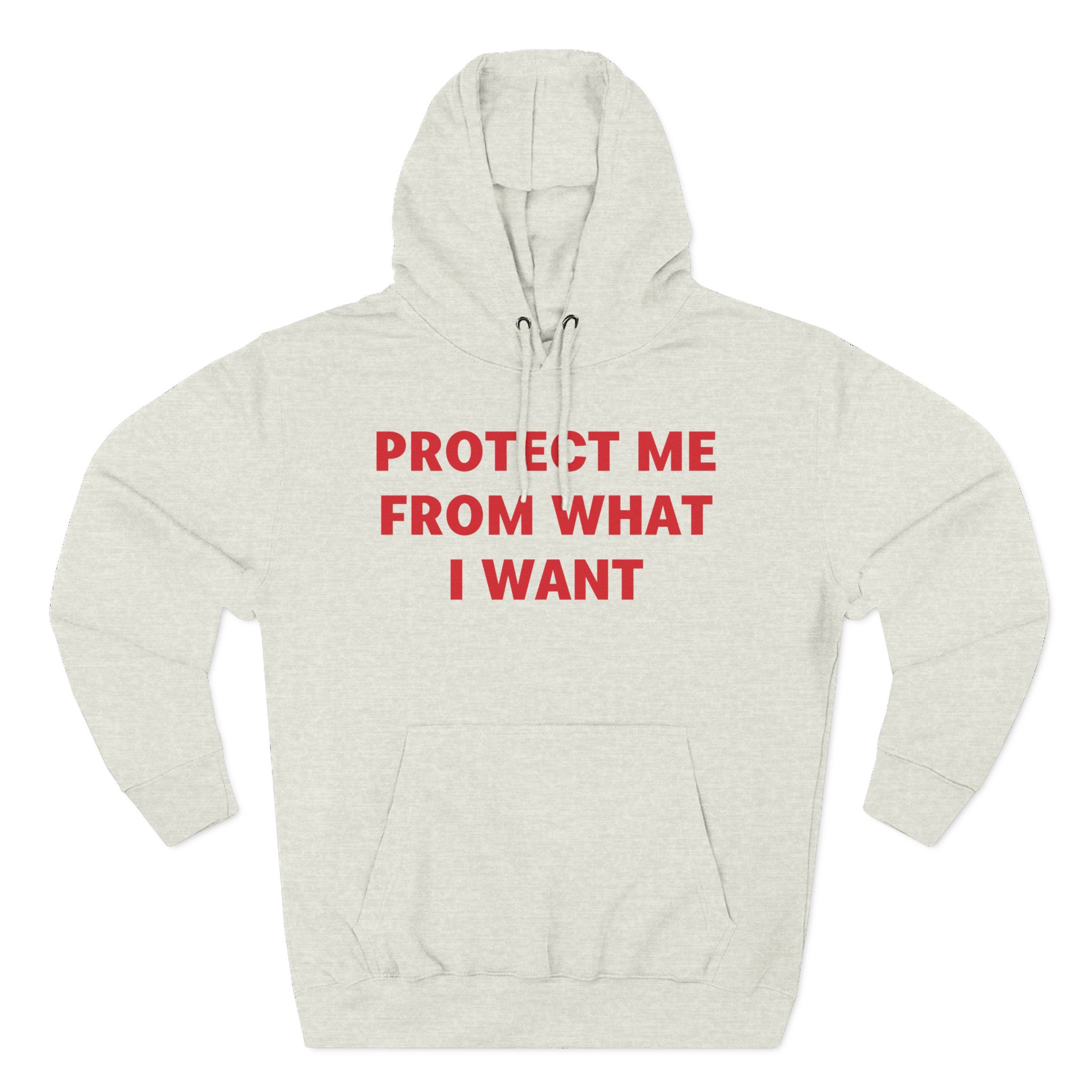Jenny Holzer Protect Me From What I Want Three-Panel Fleece Hoodie