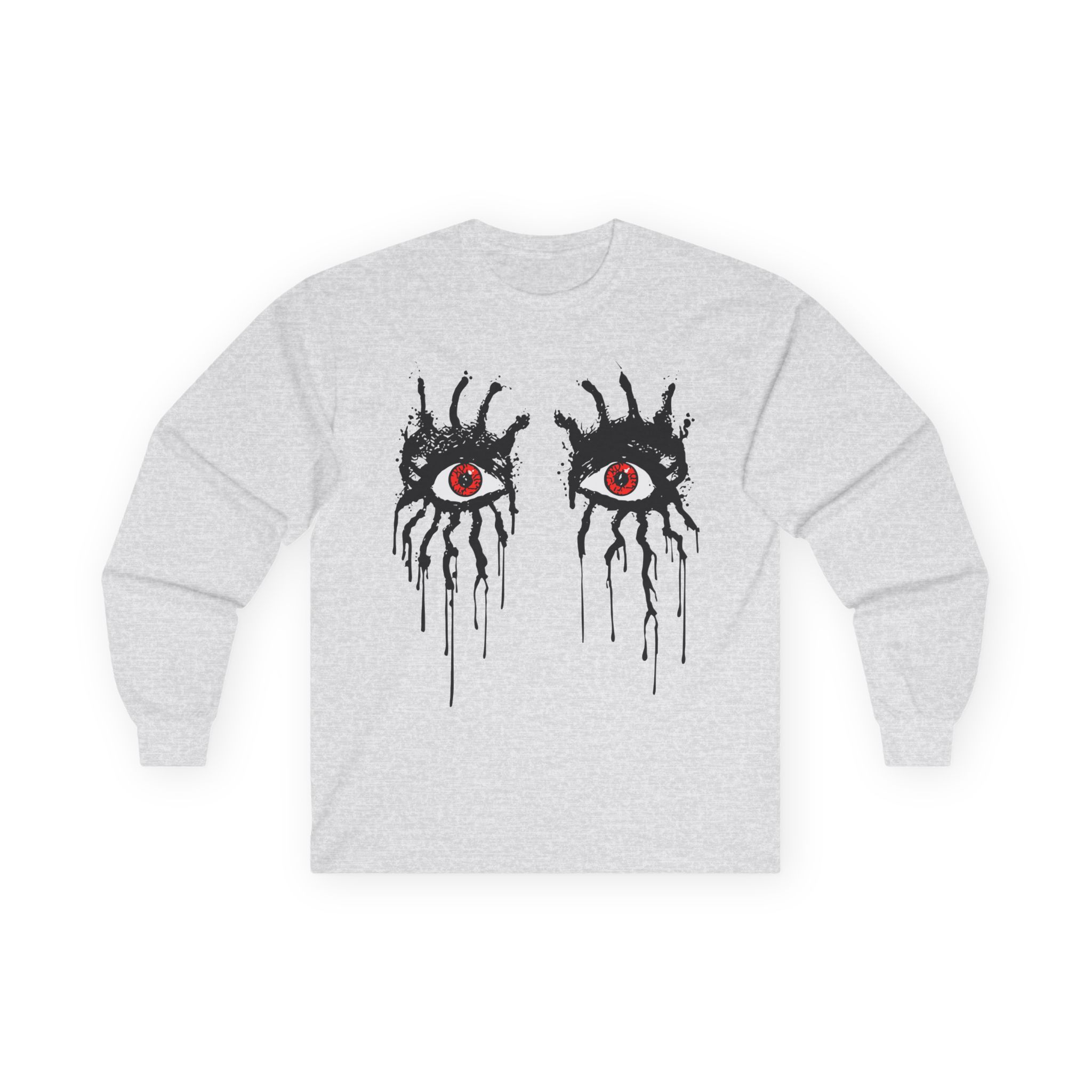 Alice Cooper Dripping Eyes Unisex Ultra Cotton Long Sleeve Tee