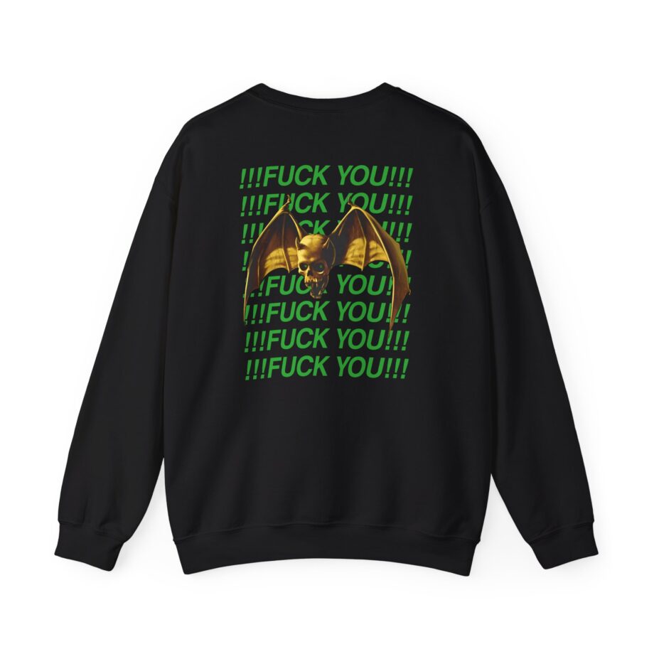 Overkill We Don't Care - Fuck You Unisex Heavy Blend™ Crewneck Sweatshirt