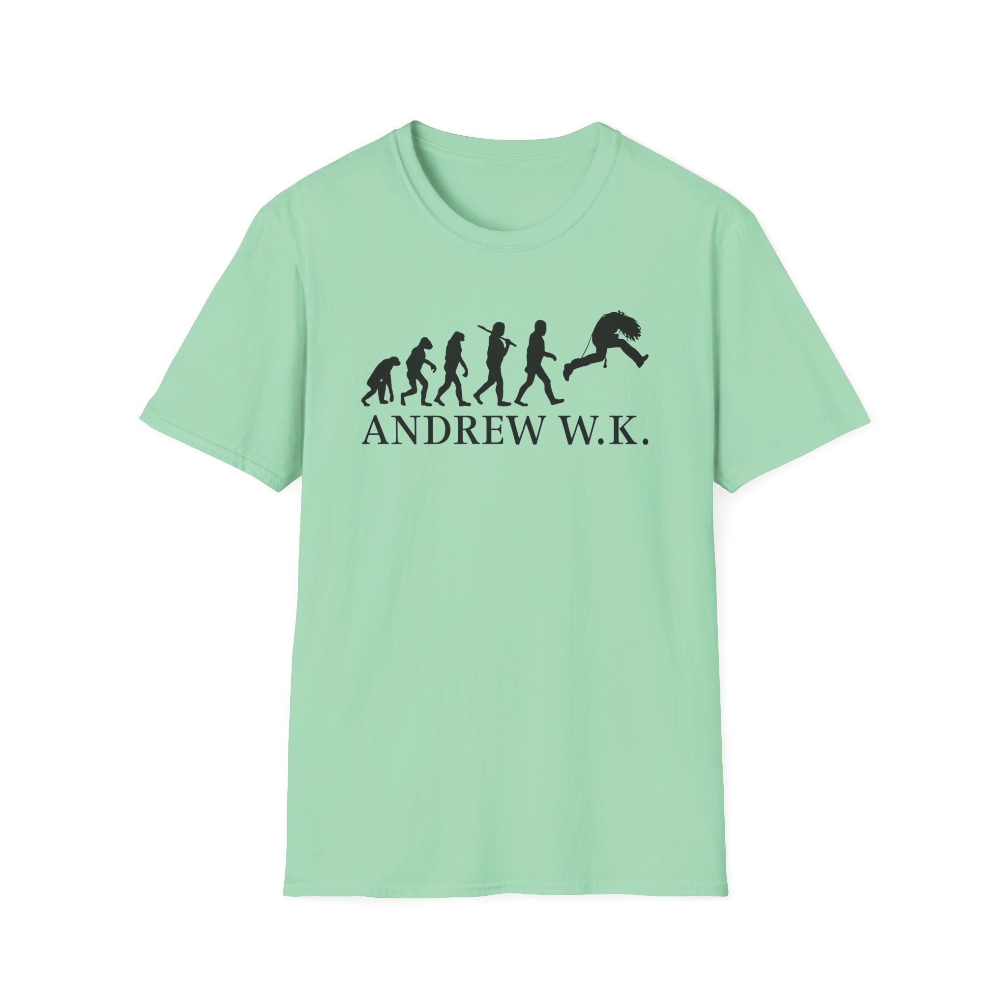 Andrew Wk Evolution of Partying Unisex Softstyle T-Shirt