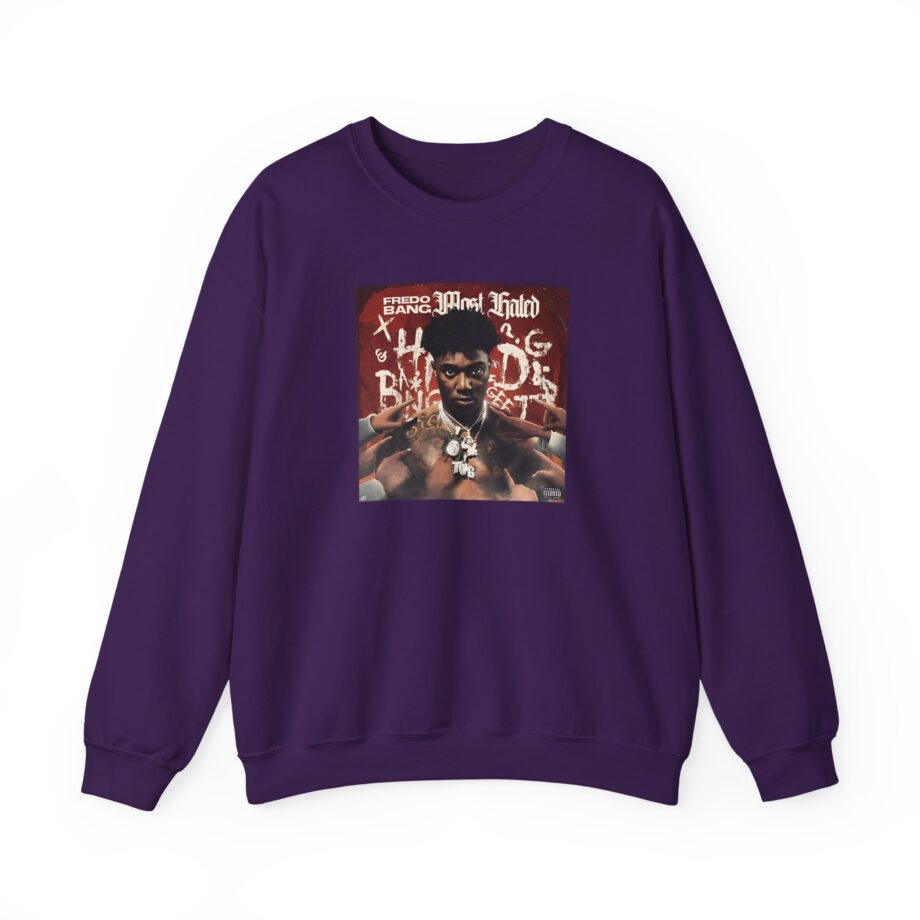 Fredo Bang Most Hated Unisex Heavy Blend™ Crewneck Sweatshirt