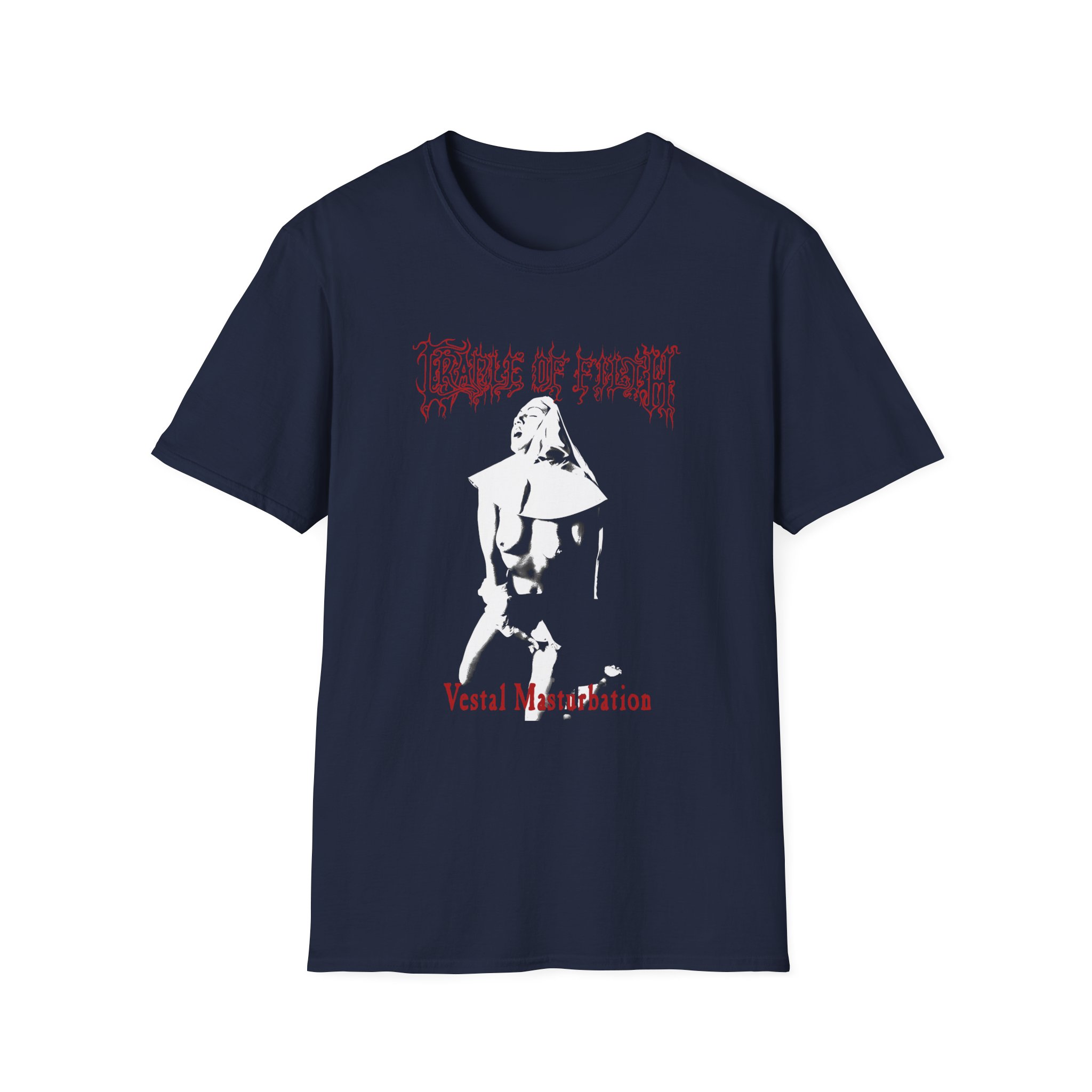 Cradle of Filth Vestal Masturbation Unisex Softstyle T-Shirt