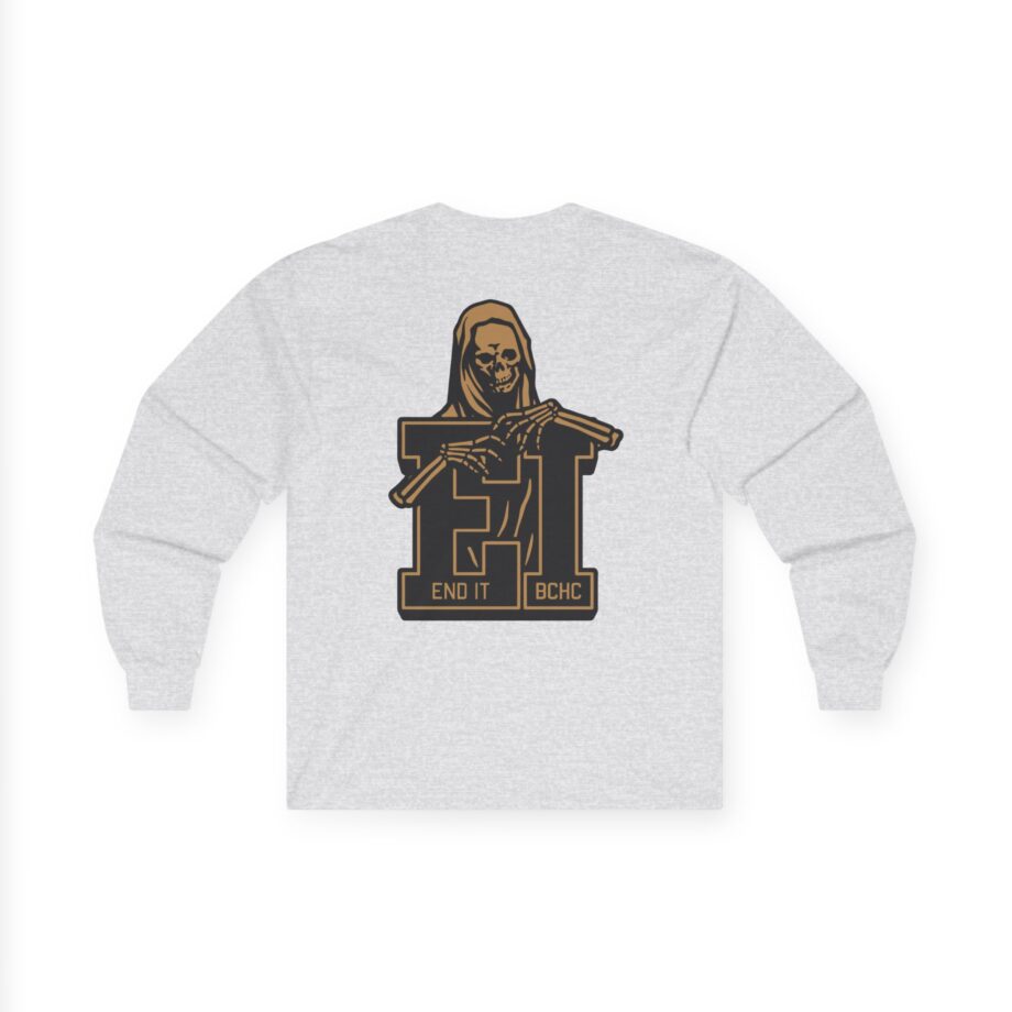 End It Bchc Reaper Emblem Unisex Ultra Cotton Long Sleeve Tee