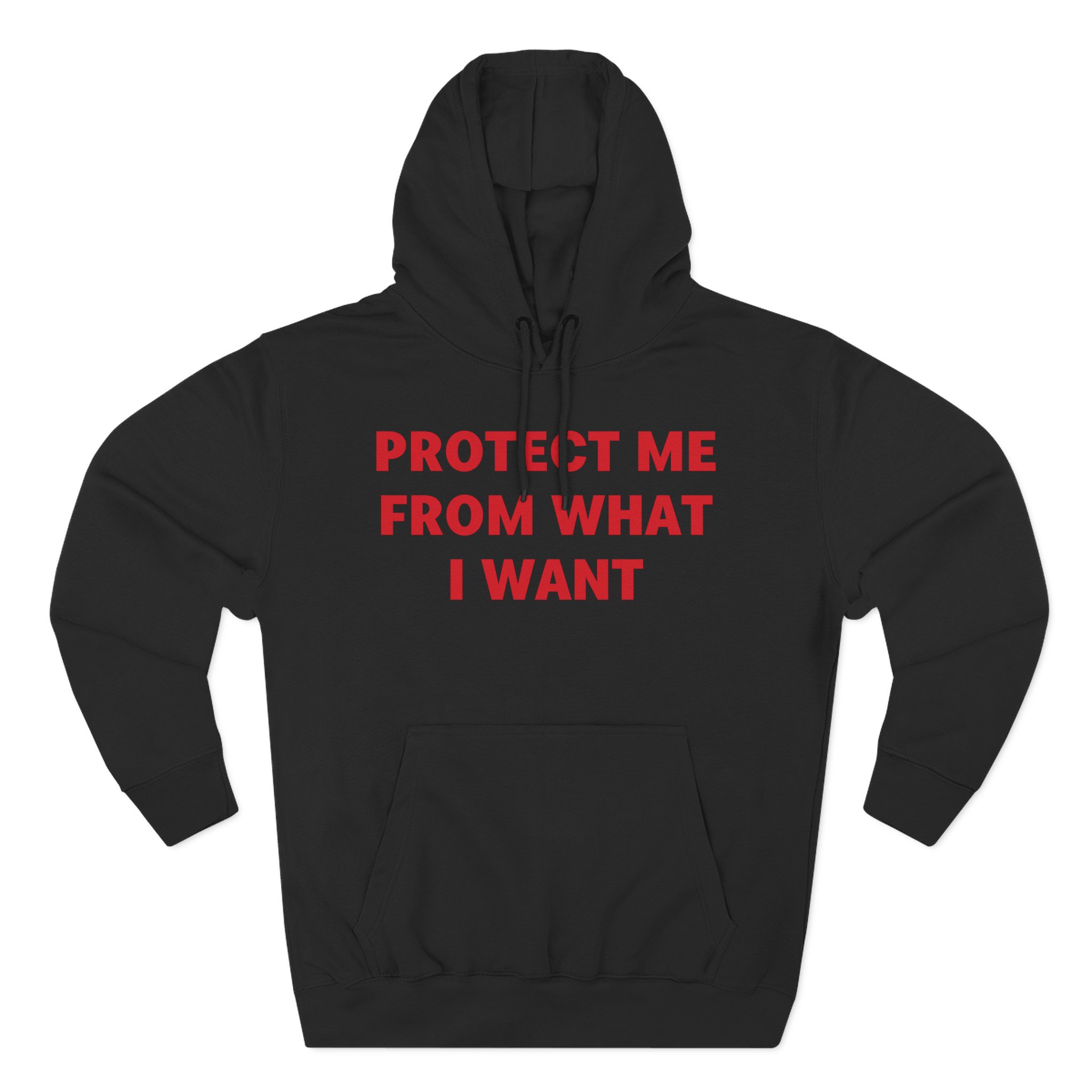 Jenny Holzer Protect Me From What I Want Three-Panel Fleece Hoodie