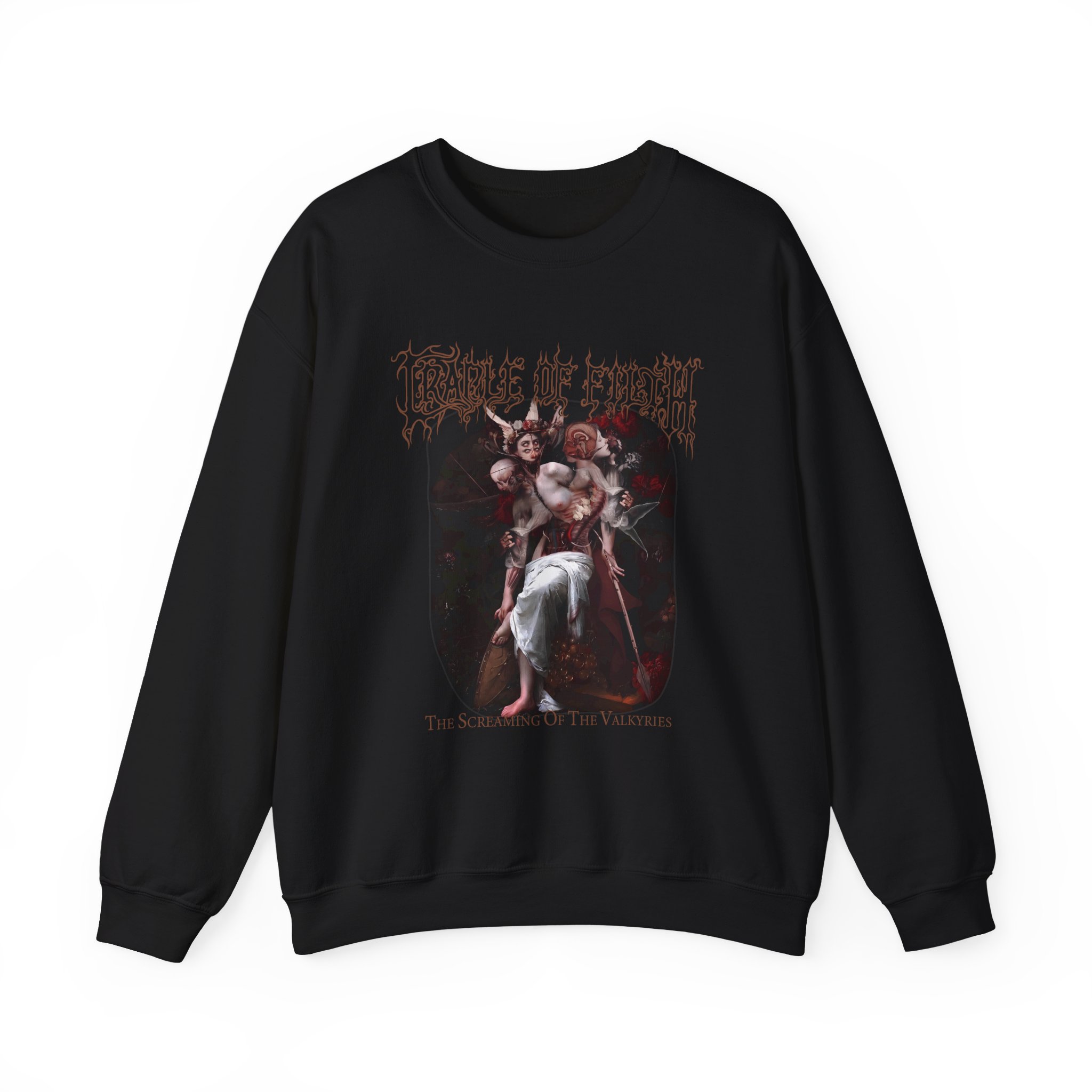 Cradle of Filth the Screaming of the Valkyries Unisex Heavy Blendâ„¢ Crewneck Sweatshirt