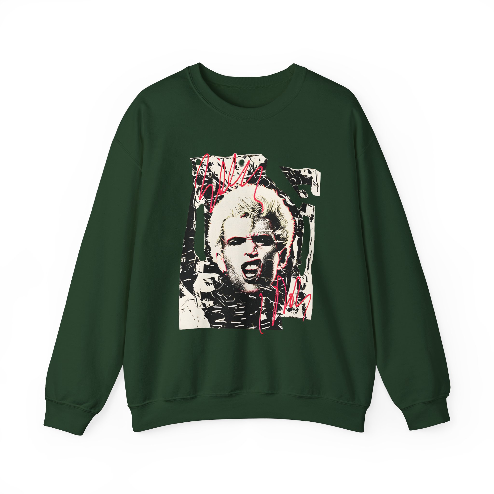 Billy Idol Shattered Photo Unisex Heavy Blendâ„¢ Crewneck Sweatshirt