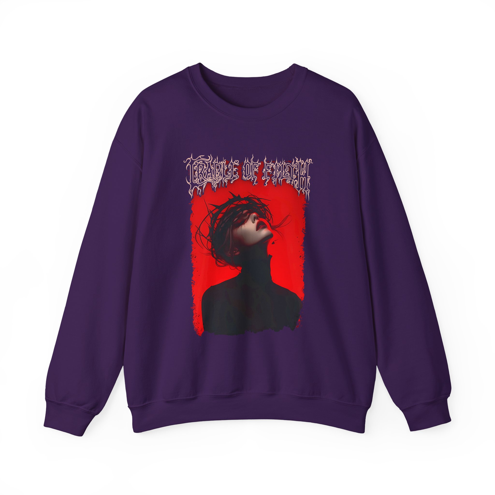 Cradle of Filth Bathe Me in Blood Unisex Heavy Blendâ„¢ Crewneck Sweatshirt