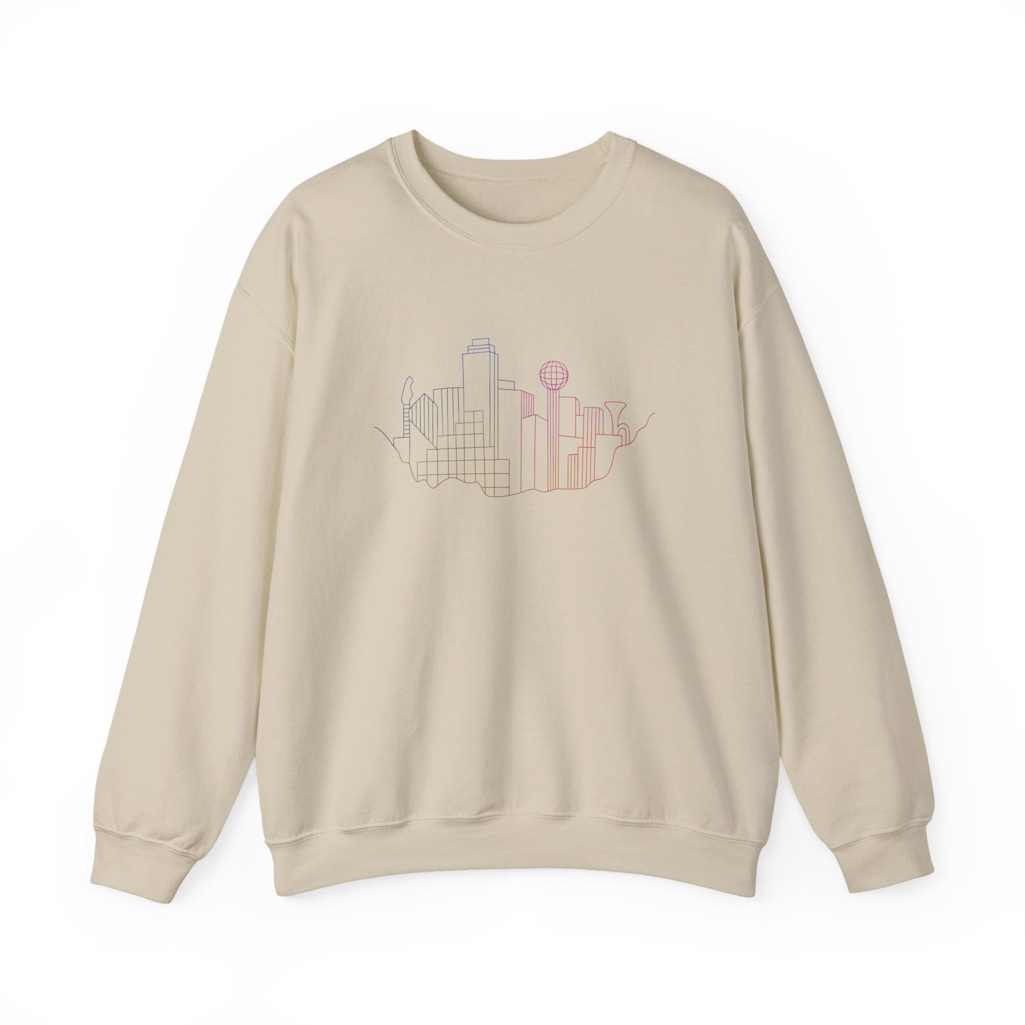 Snarky Puppy Empire Central Skyline Unisex Heavy Blend Crewneck Sweatshirt