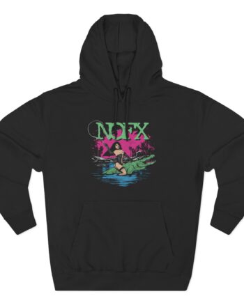 Nofx Gator Three-Panel Fleece Hoodie