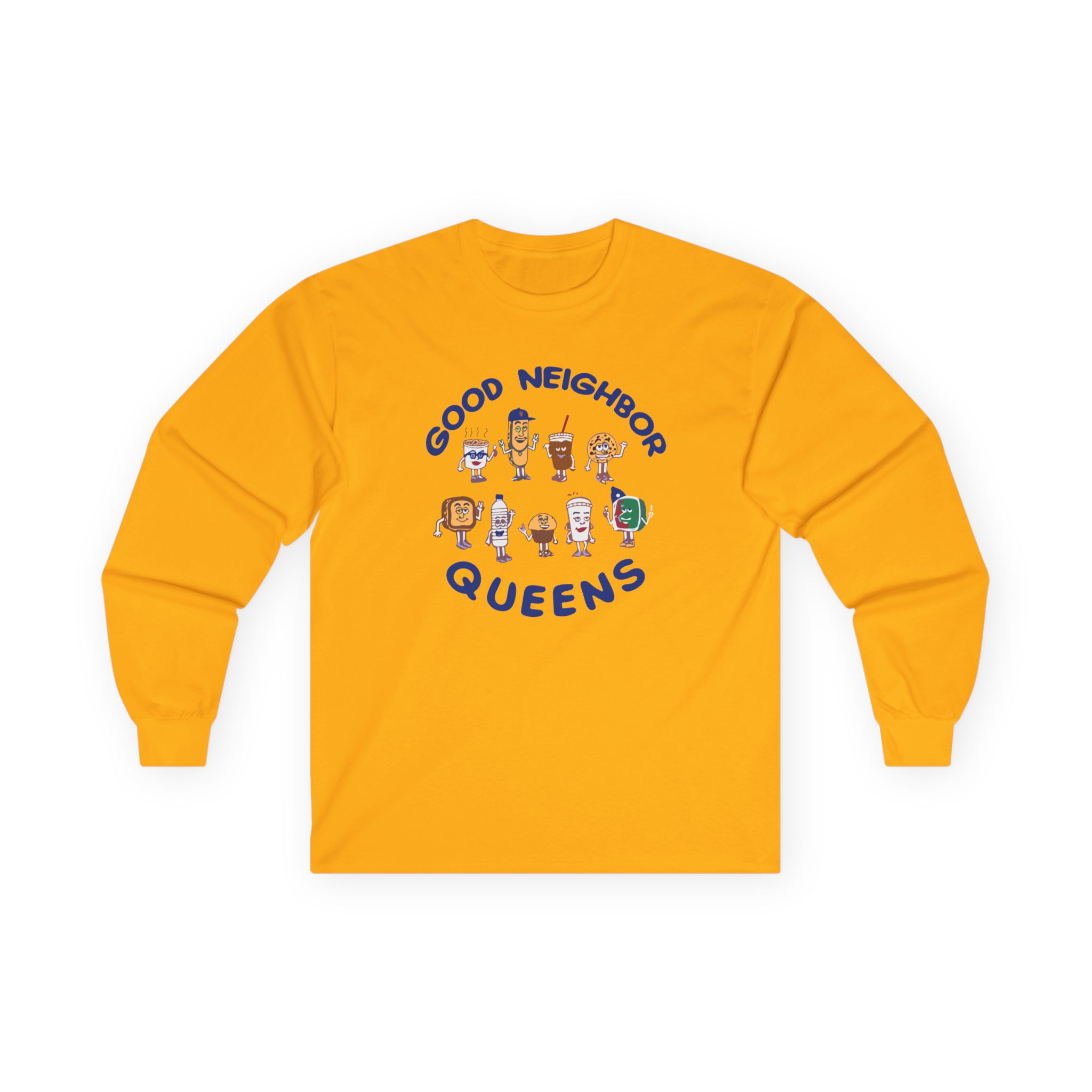Good Neighbours Queens LS Unisex Ultra Cotton Long Sleeve Tee