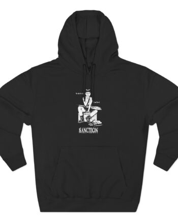 Sanction the World is Cruel Three-Panel Fleece Hoodie