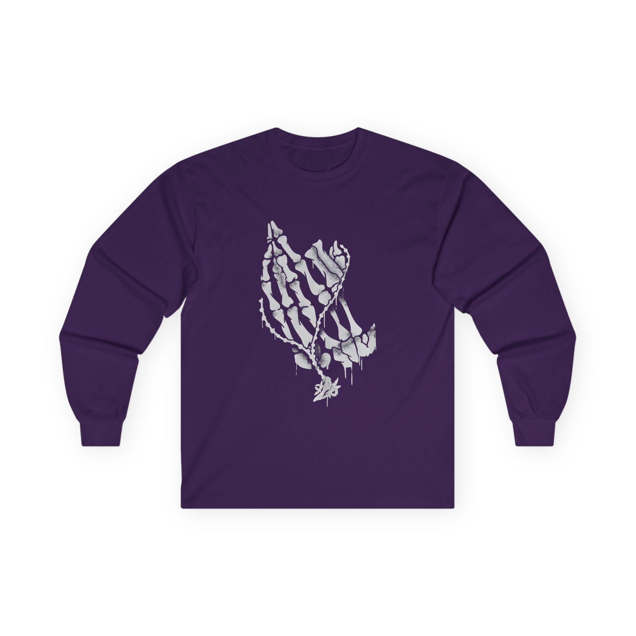 Bayside Praying Hands Unisex Ultra Cotton Long Sleeve Tee