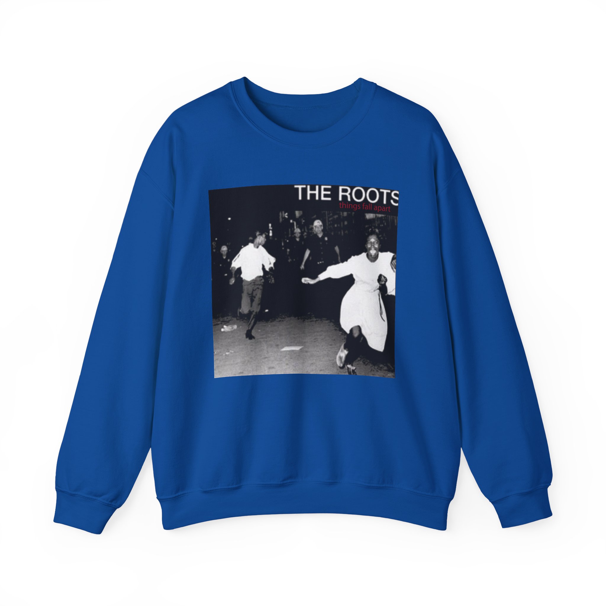 The Roots Things Fall Apart Album Cover Unisex Heavy Blendâ„¢ Crewneck Sweatshirt