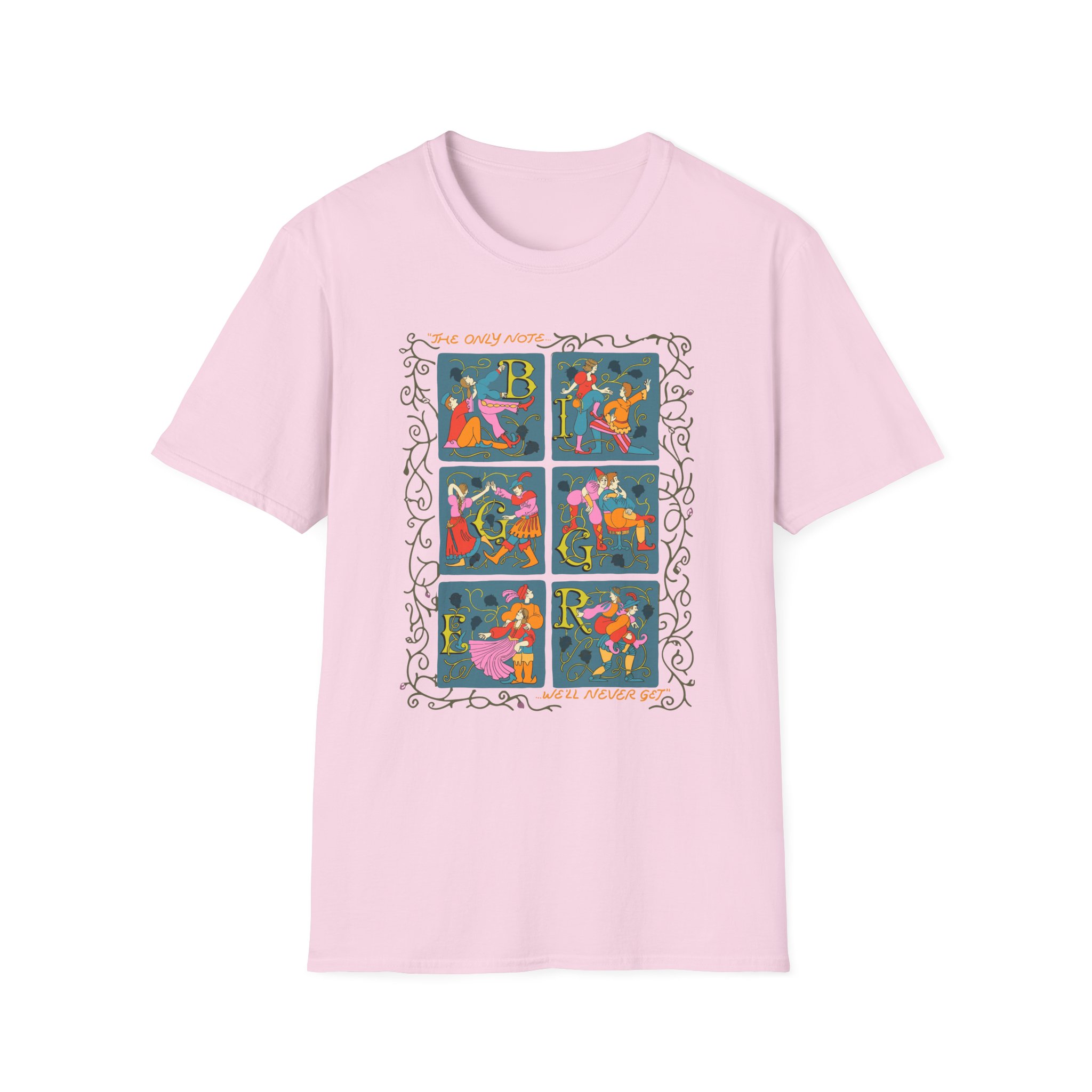 Drawfee Medieval Improvisation Unisex Softstyle T-Shirt