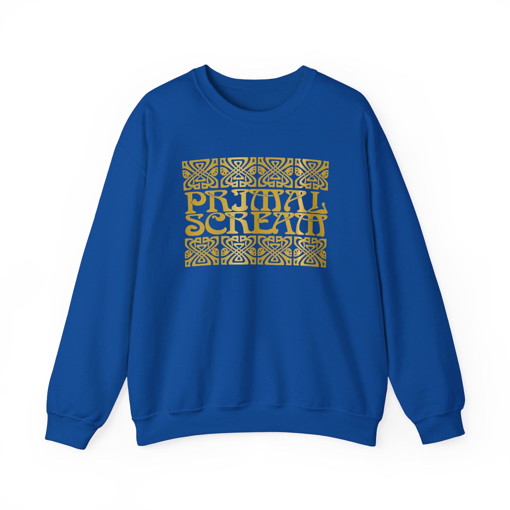 Primal Scream Black & Gold Deco Unisex Heavy Blendâ„¢ Crewneck Sweatshirt