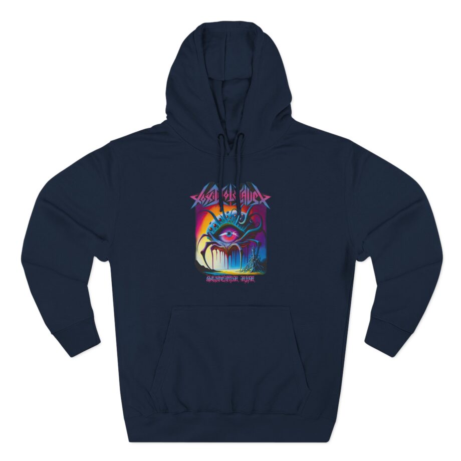 Toxic Holocaust Suicide Eye Three-Panel Fleece Hoodie