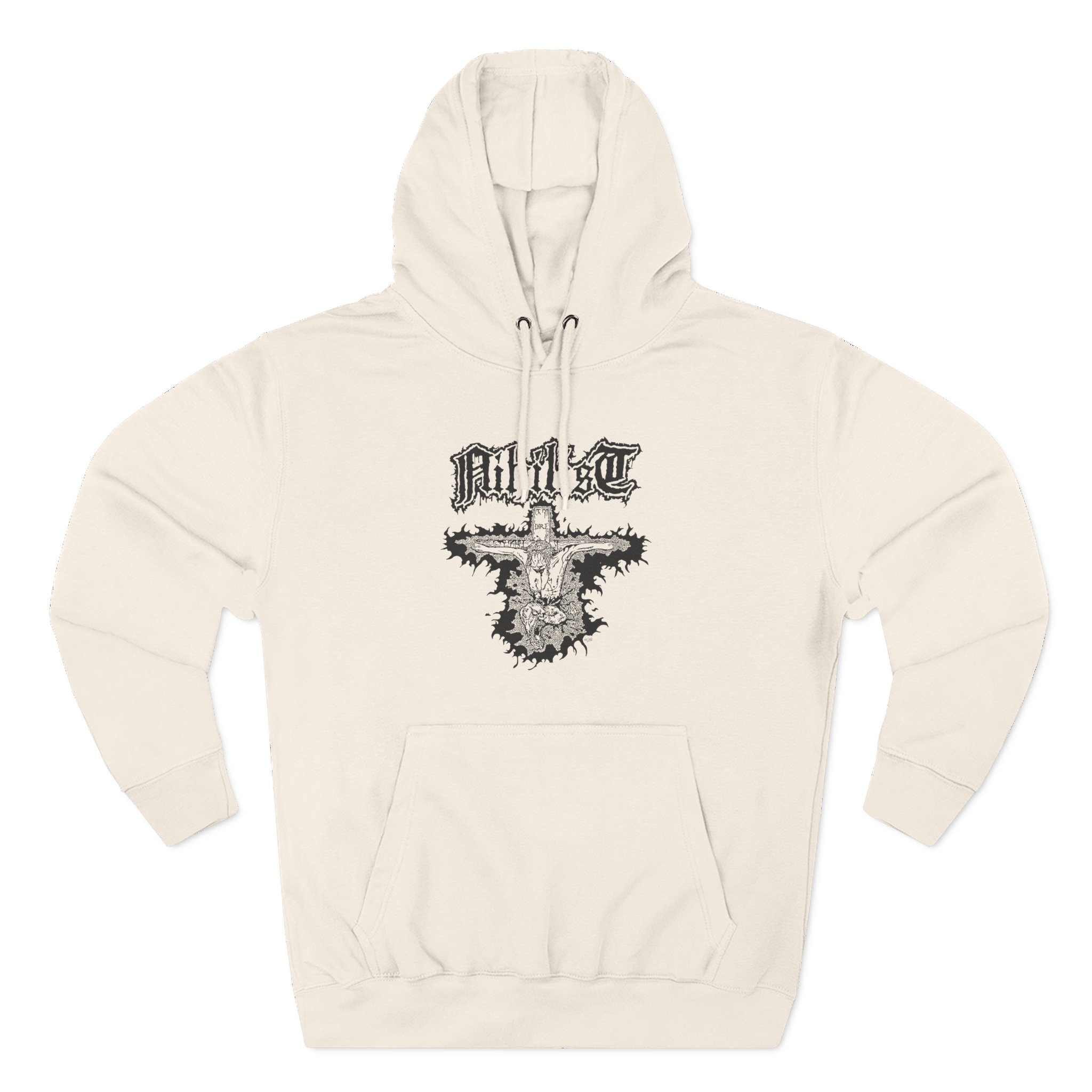 Entombed Nihilist Cross Three-Panel Fleece Hoodie