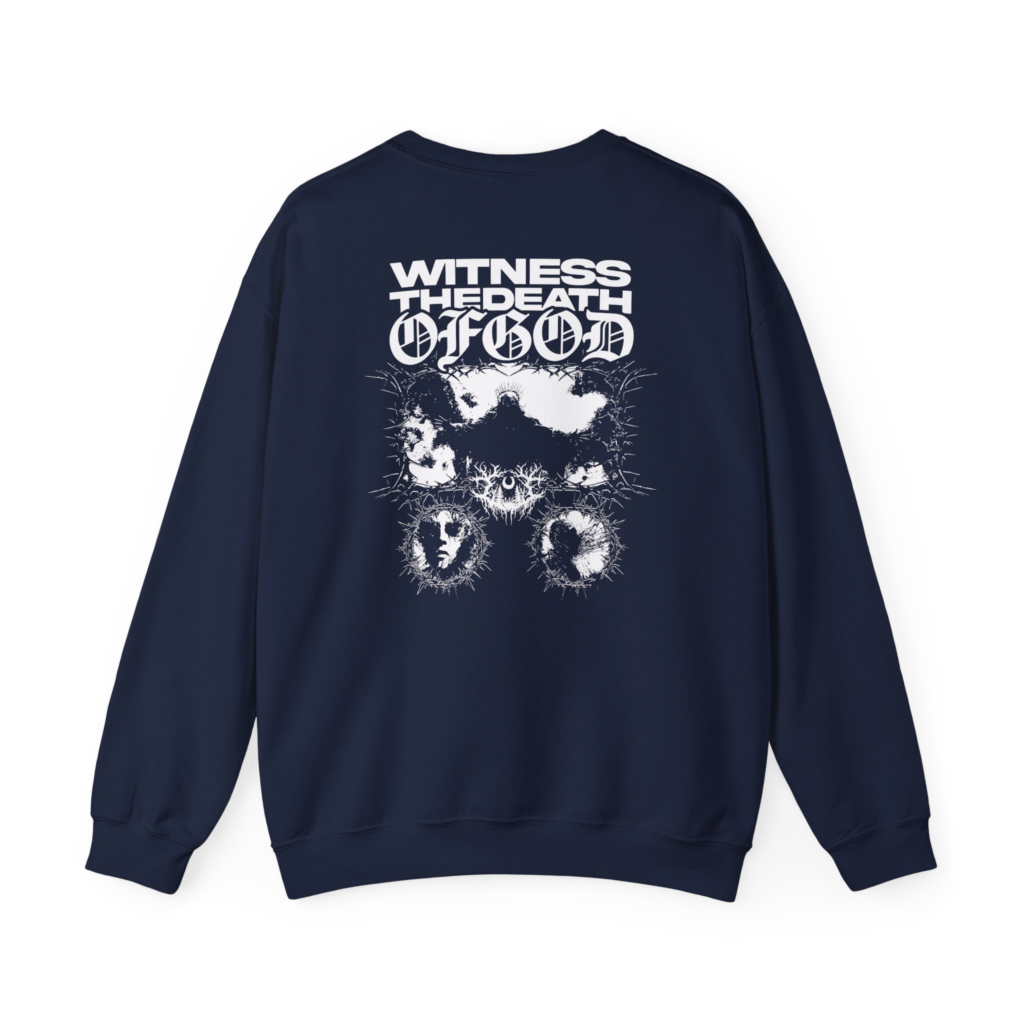 Boundaries Witness The death Of god Unisex Heavy Blendâ„¢ Crewneck Sweatshirt