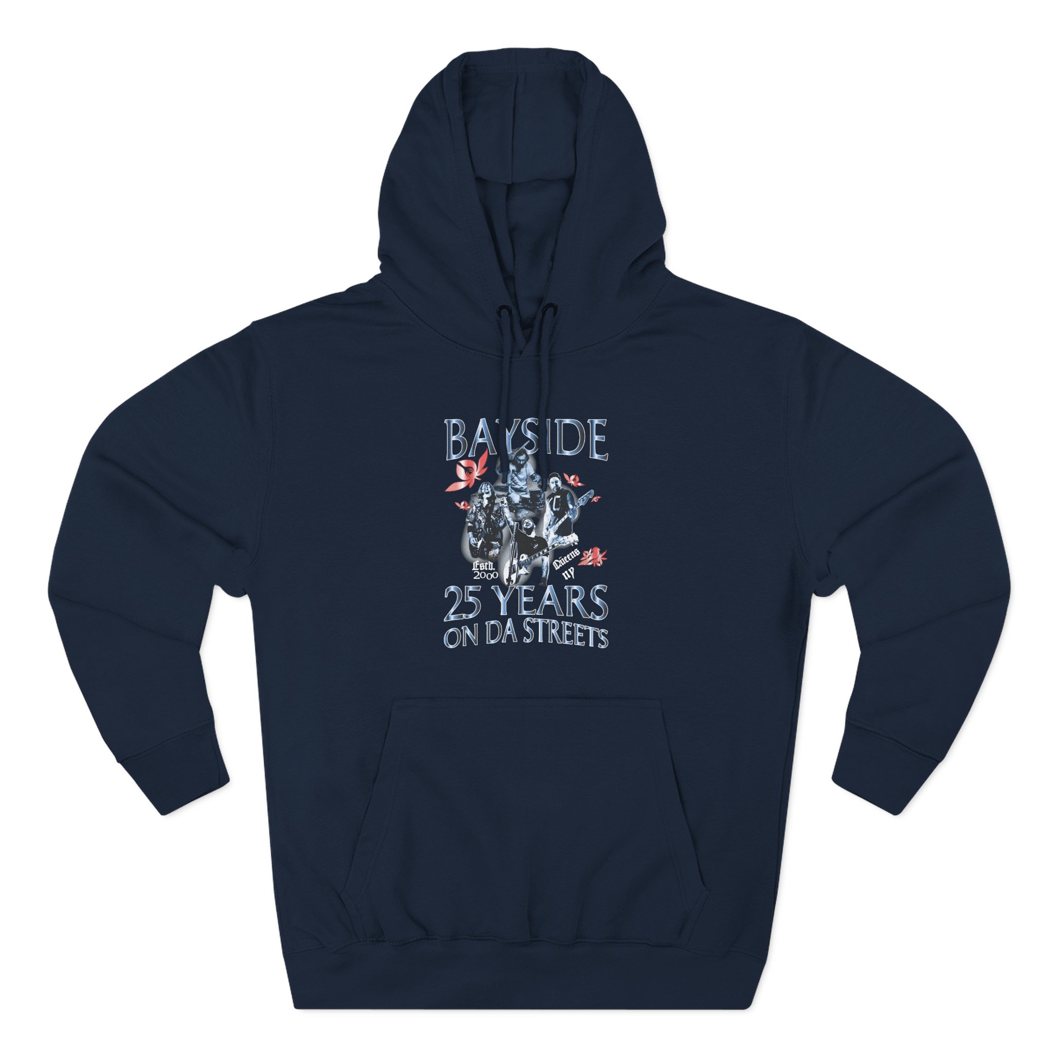Bayside Bootleg Three-Panel Fleece Hoodie