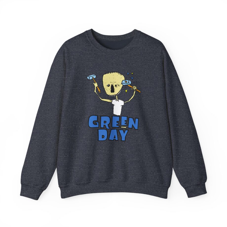 Green Day Nimrod Vintage Hammer Unisex Heavy Blend™ Crewneck Sweatshirt