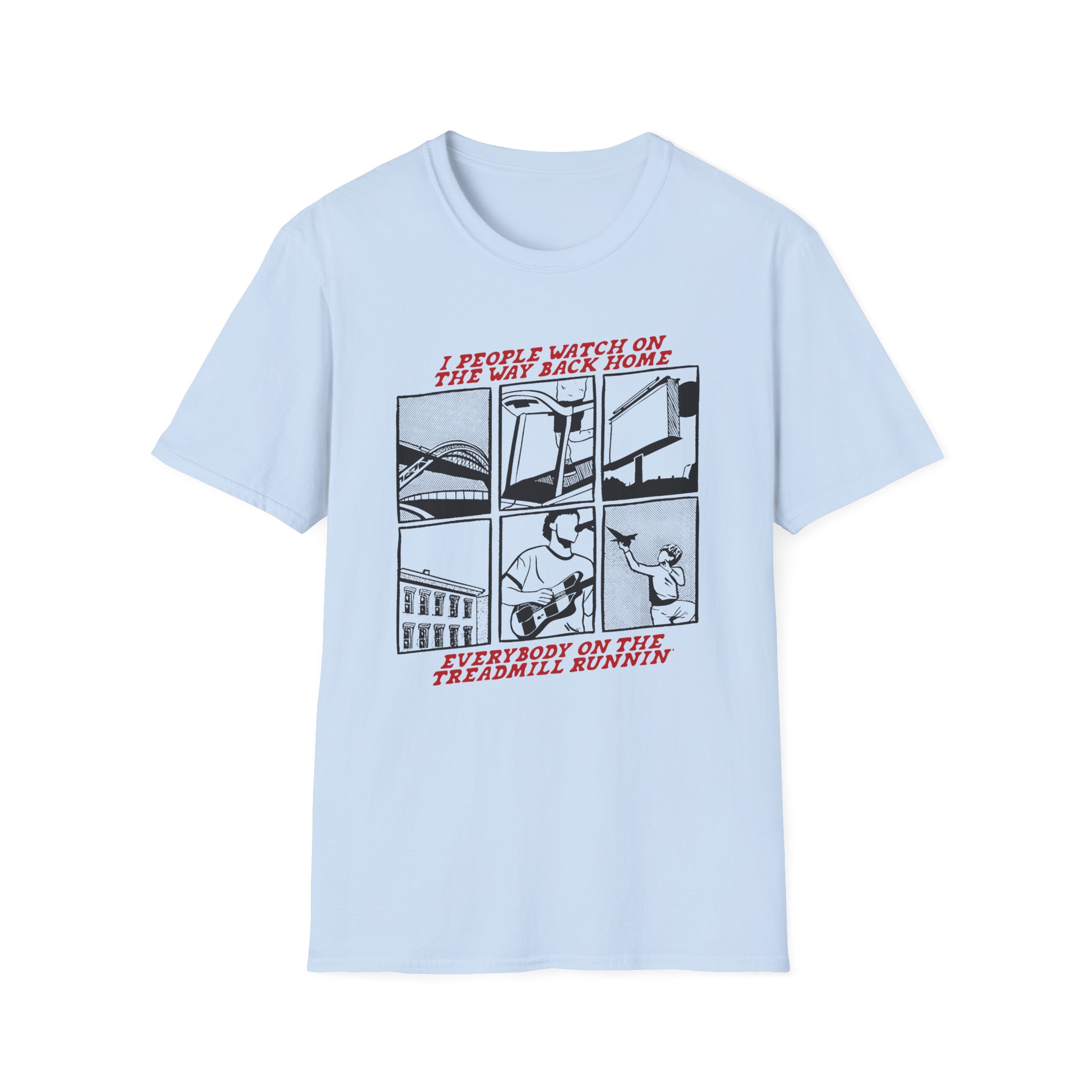 Sam Fender People Watching Unisex Softstyle T-Shirt