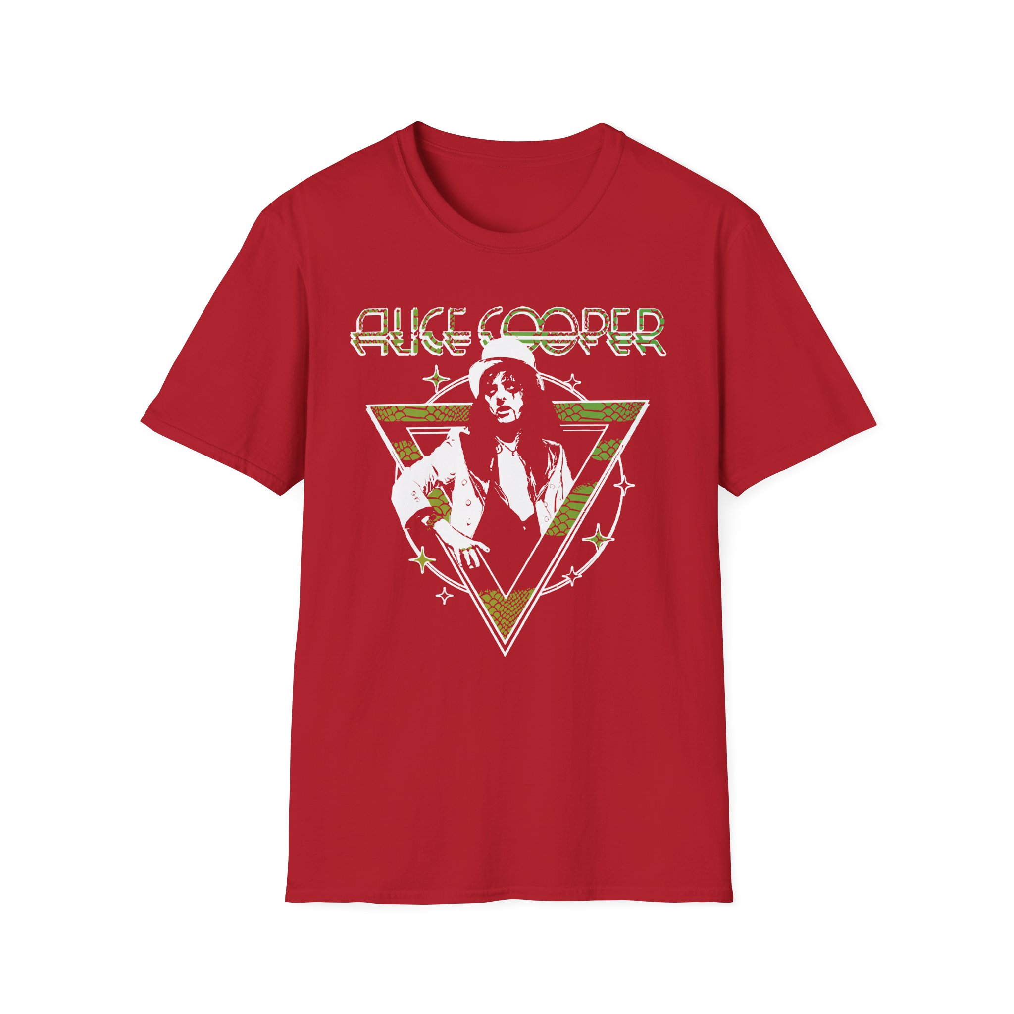 Alice Cooper Welcome to My Nightmare 50th Anniversary Top Hat Unisex Softstyle T-Shirt