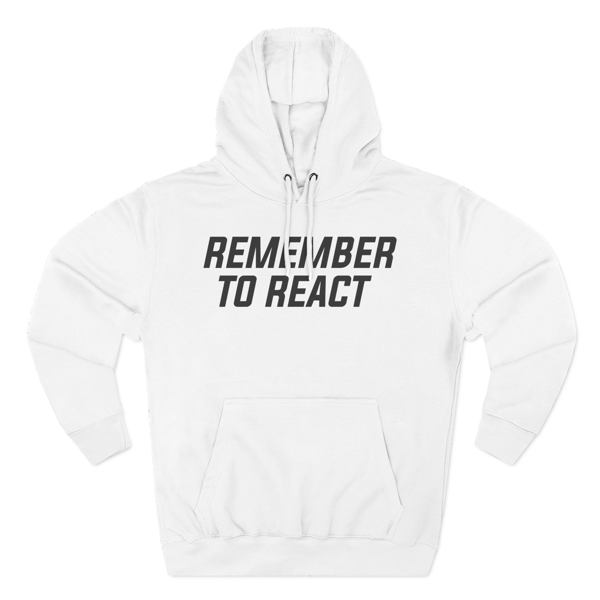 Jenny Holzer Remember to React Three-Panel Fleece Hoodie