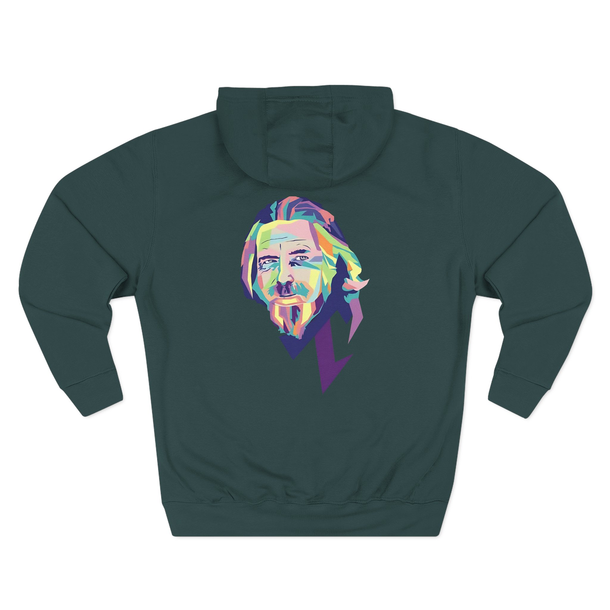 Inzo Drift Like a Cloud, Flow Like Water Three-Panel Fleece Hoodie