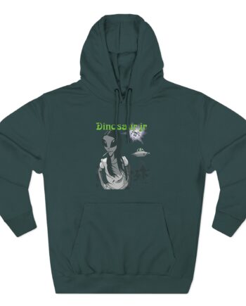 Dinosaur Jr Alien Three-Panel Fleece Hoodie