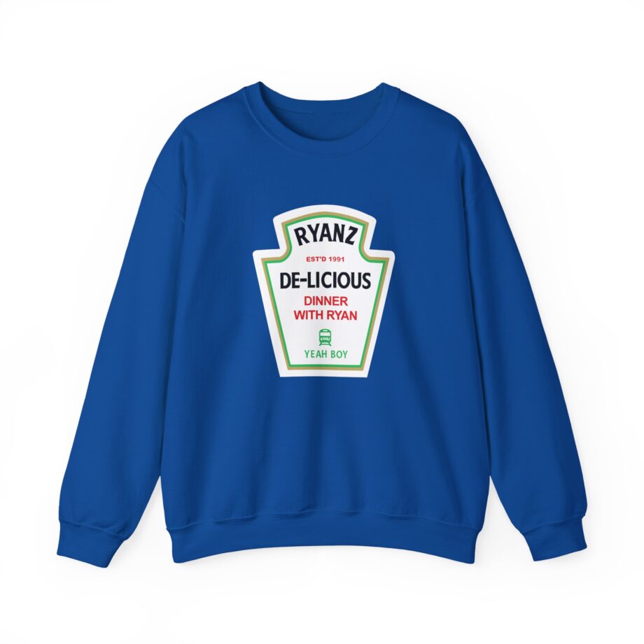 Ryan Windridge De-lecious Dinner Unisex Heavy Blend™ Crewneck Sweatshirt