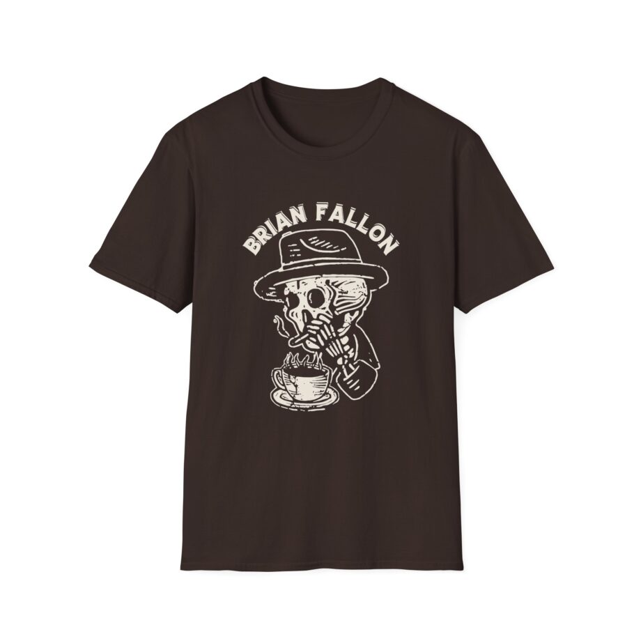 Brian Fallon Smoking Skeleton Unisex Softstyle T-Shirt