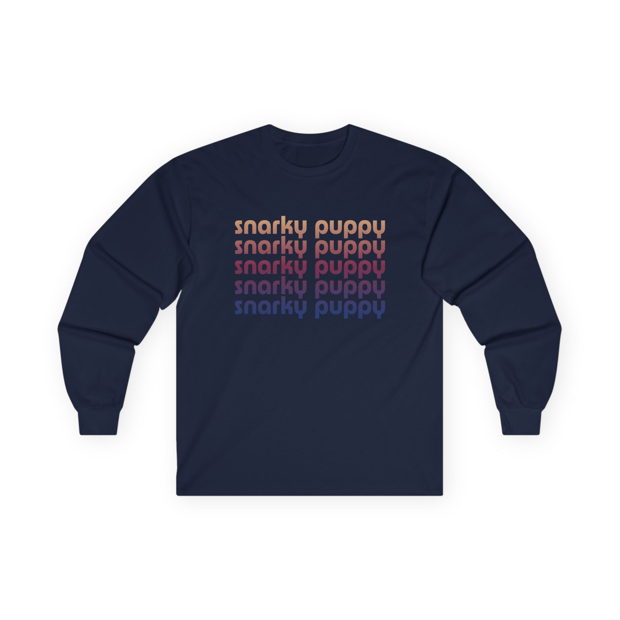 Snarky Puppy Repeating Logo Unisex Ultra Cotton Long Sleeve Tee