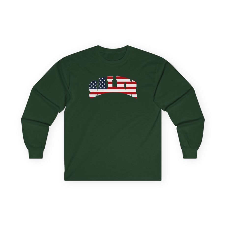 Salem American Unisex Ultra Cotton Long Sleeve Tee