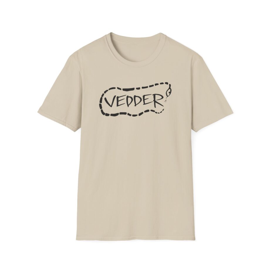 Eddie Vedder Stencil Snake Unisex Softstyle T-Shirt