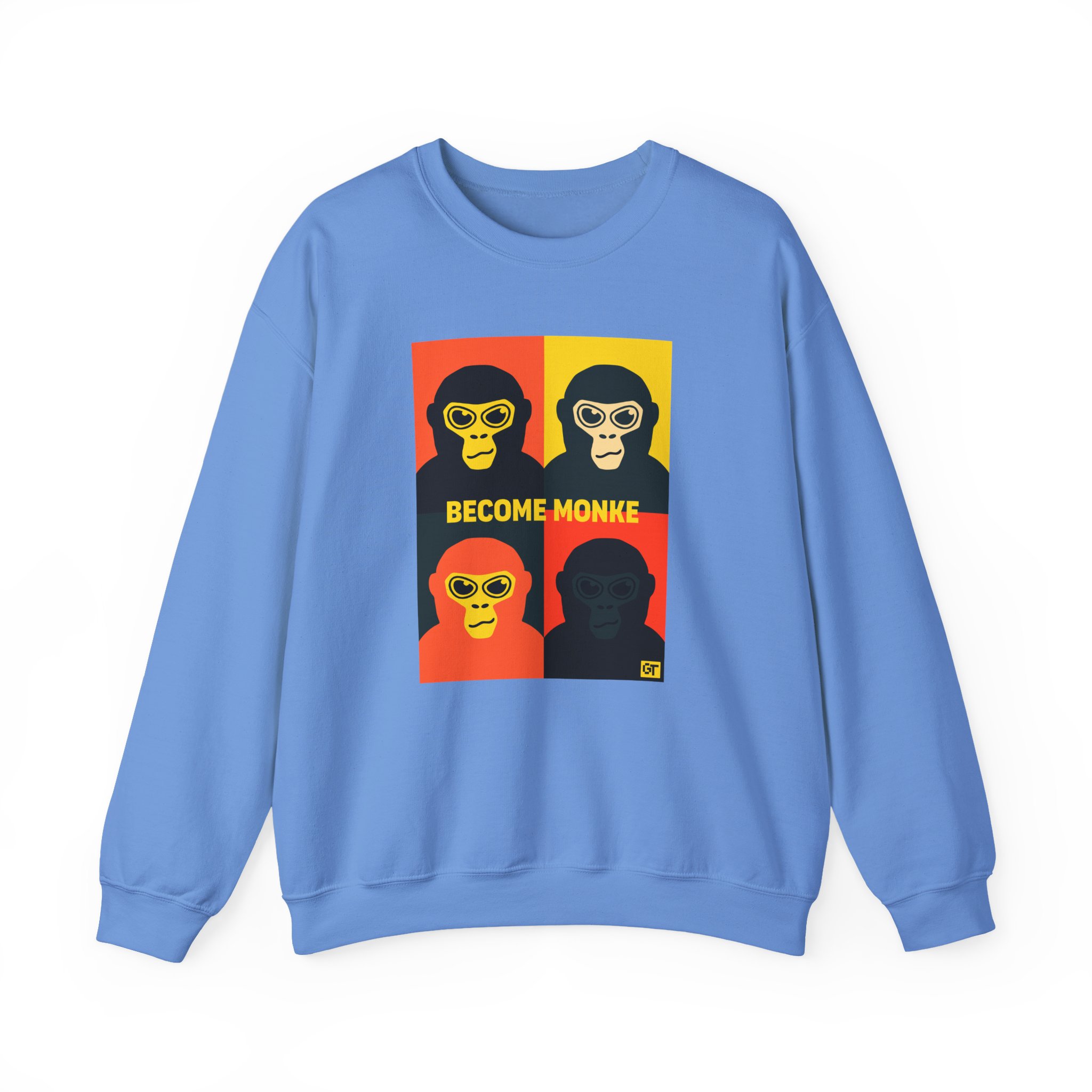 Gorilla Tag Become Monke Unisex Heavy Blendâ„¢ Crewneck Sweatshirt