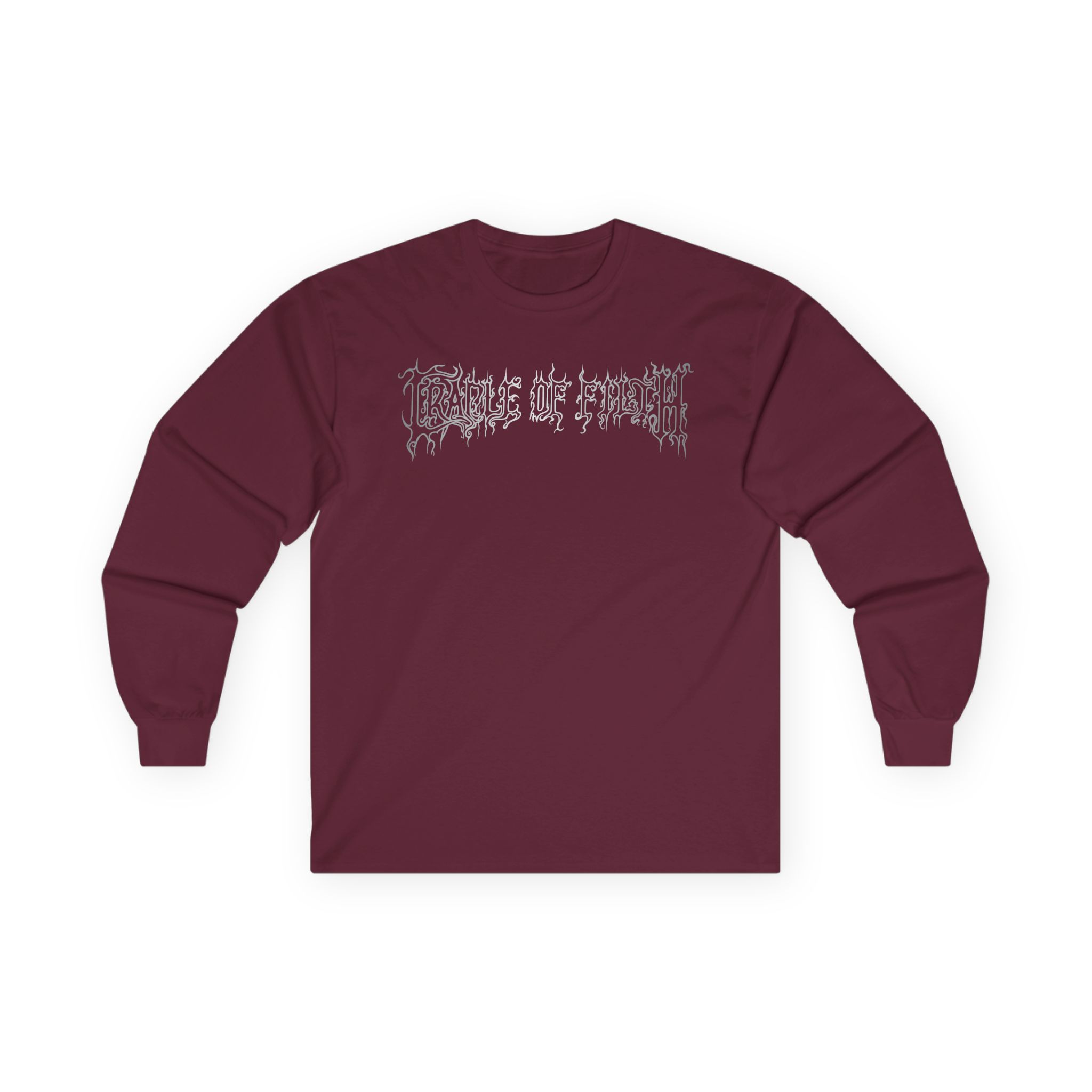 Cradle of Filth Silver Logo Unisex Ultra Cotton Long Sleeve Tee