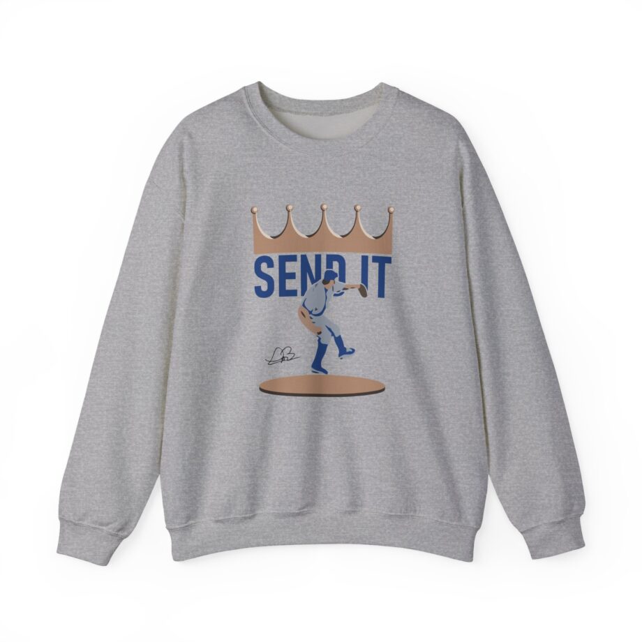 Trevor Bauer Send It Unisex Heavy Blend™ Crewneck Sweatshirt
