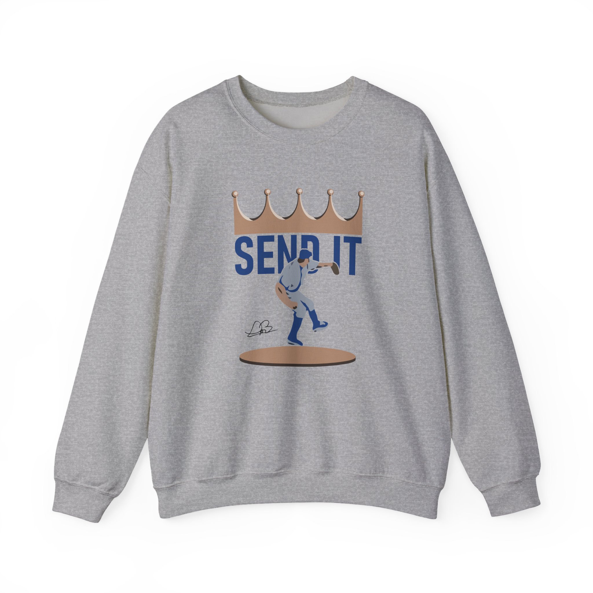 Trevor Bauer Send It Unisex Heavy Blendâ„¢ Crewneck Sweatshirt
