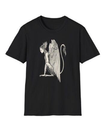 Alcest Spiritual Instinct Back Logo Unisex Softstyle T-Shirt